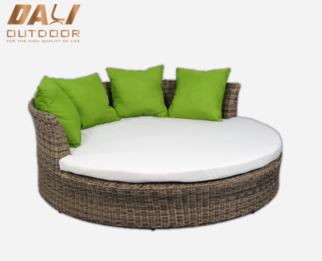 Kerti garnitúra Outdoor Furniture Beach Szék rattan kültéri kerek ágy medence nappali alumínium napozóágy kültéri